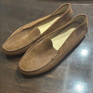 Brown Suede Loafers